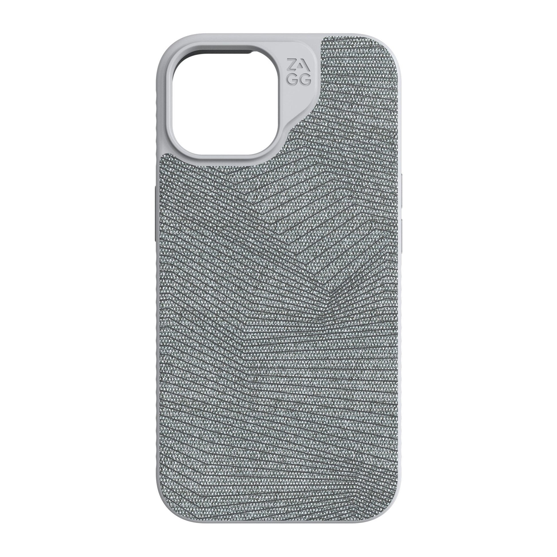 iPhone 15/14/13 ZAGG/GEAR4 Graphene London Snap Case - Grey Geo