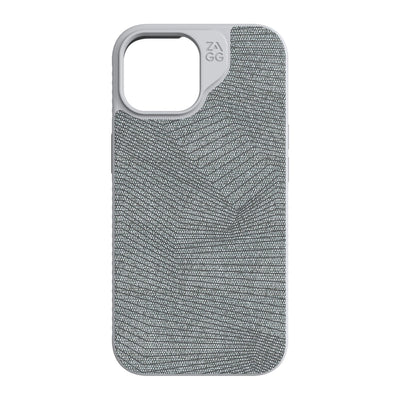 iPhone 15/14/13 ZAGG/GEAR4 Graphene London Snap Case - Grey Geo