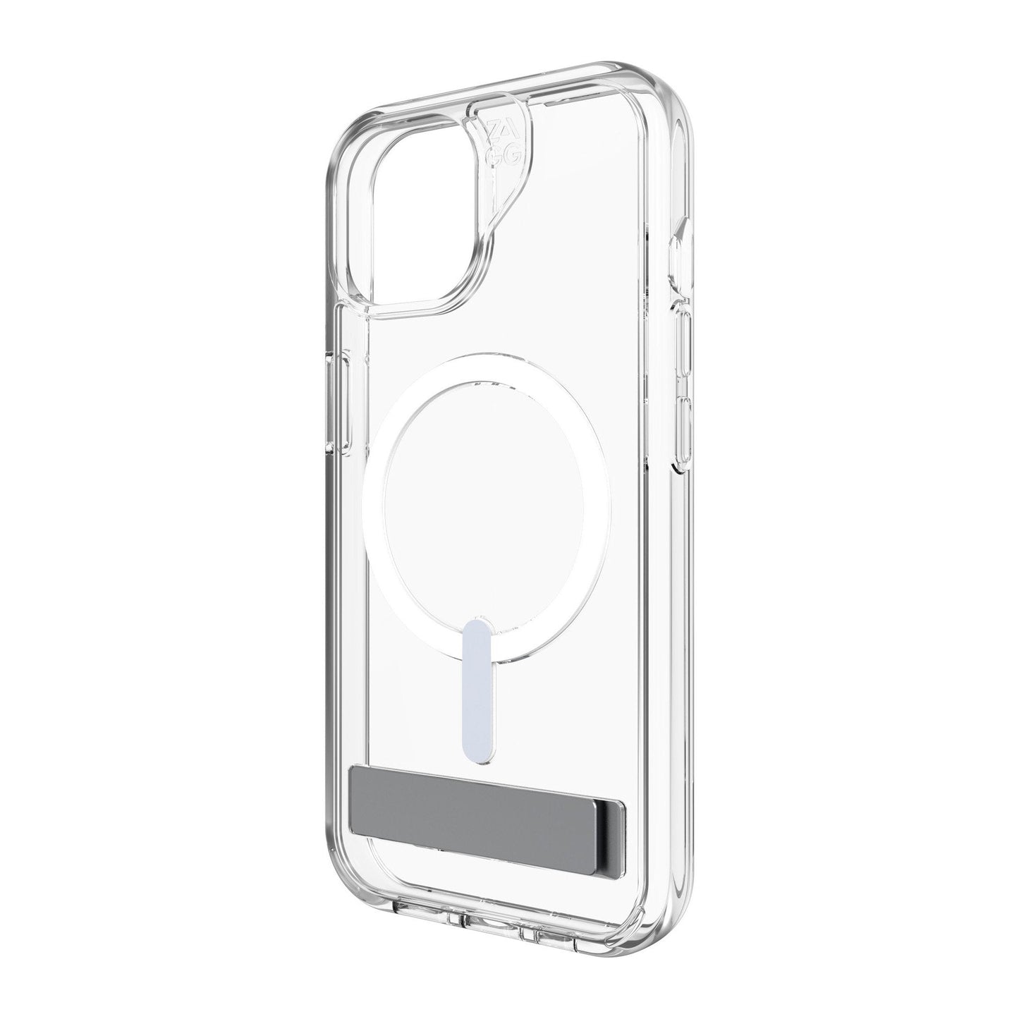 iPhone 15/14/13 ZAGG/GEAR4 Graphene Crystal Palace Snap Kickstand Case - Clear