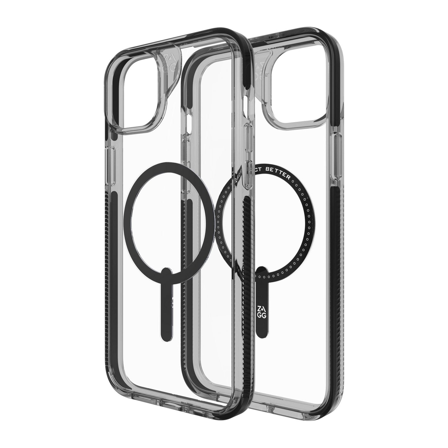 iPhone 15 Plus/14 Plus ZAGG/GEAR4 Graphene Santa Cruz Snap Case - Black