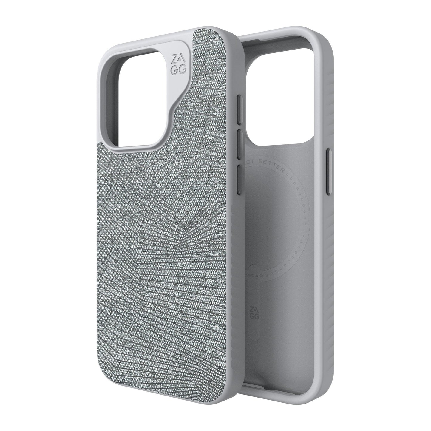 iPhone 15 Pro ZAGG/GEAR4 Graphene London Snap Case - Grey Geo