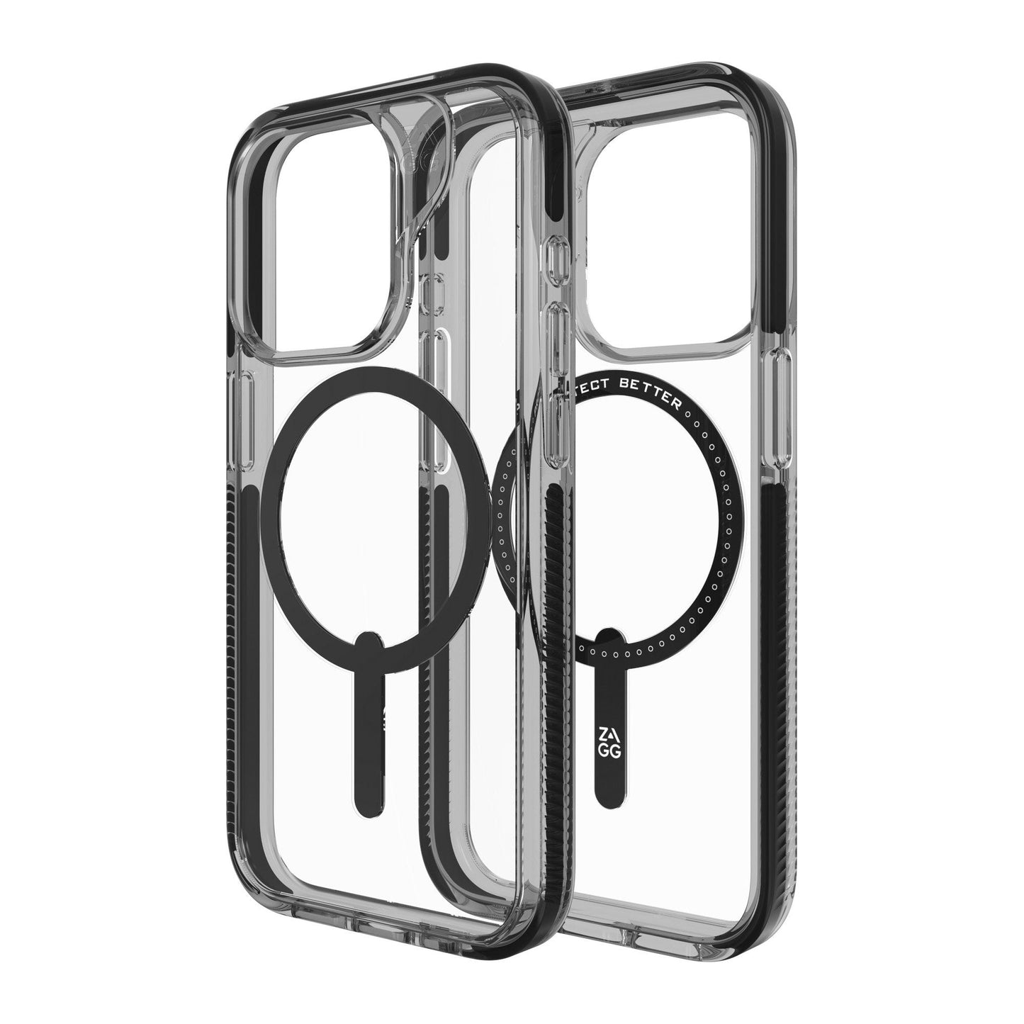 iPhone 15 Pro ZAGG/GEAR4 Graphene Santa Cruz Snap Case - Black