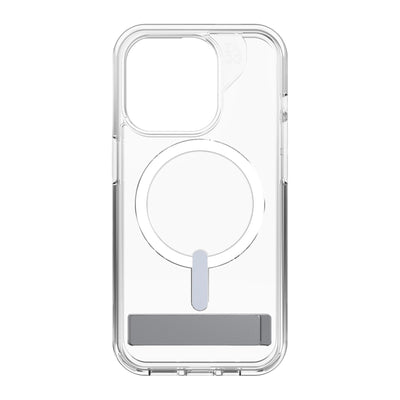iPhone 15 Pro ZAGG/GEAR4 Graphene Crystal Palace Snap Kickstand Case - Clear