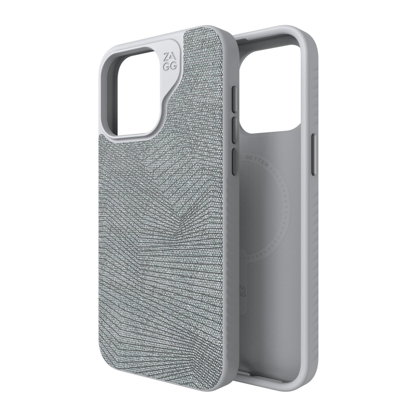 iPhone 15 Pro Max ZAGG/GEAR4 Graphene London Snap Case - Grey Geo