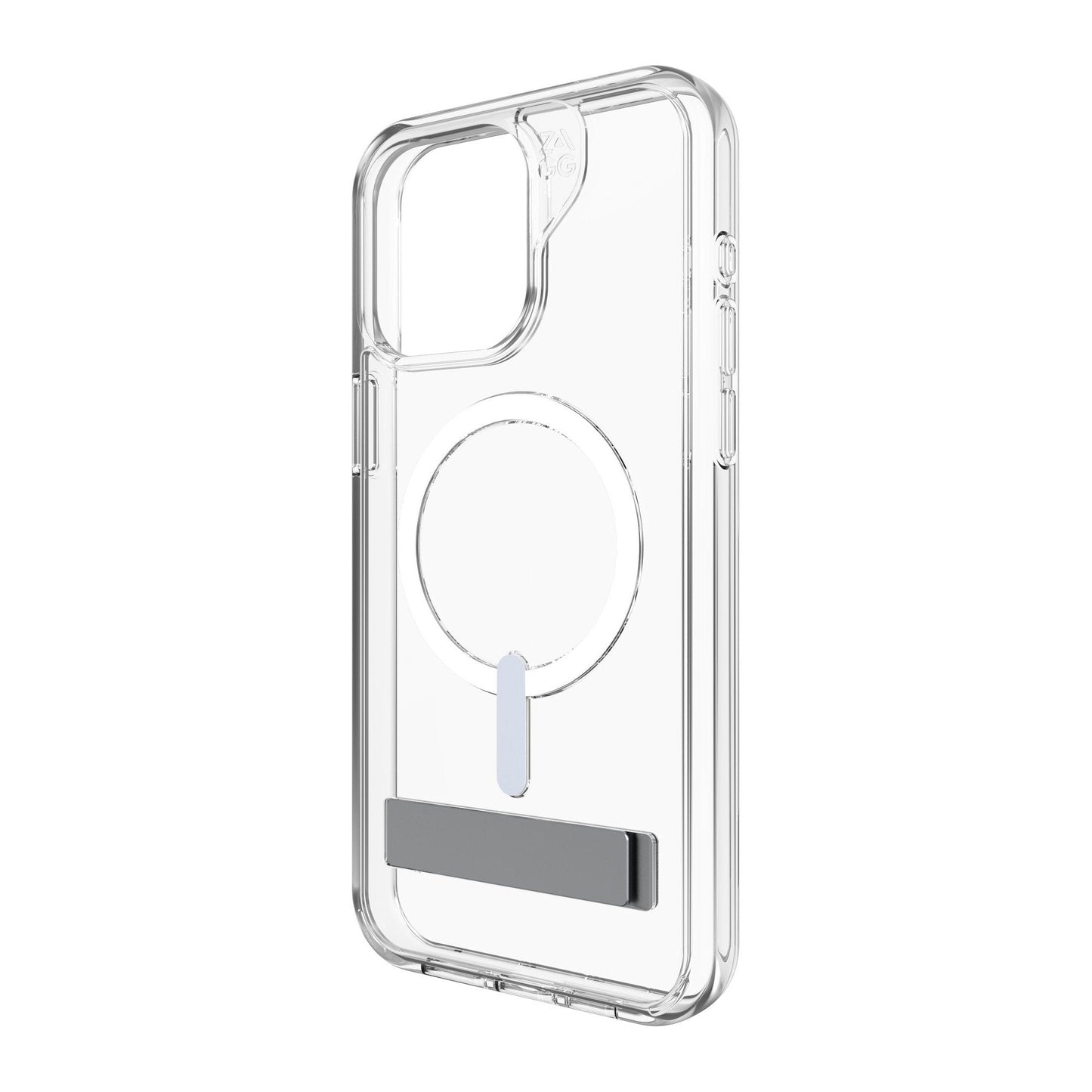 iPhone 15 Pro Max ZAGG/GEAR4 Graphene Crystal Palace Snap Kickstand Case - Clear