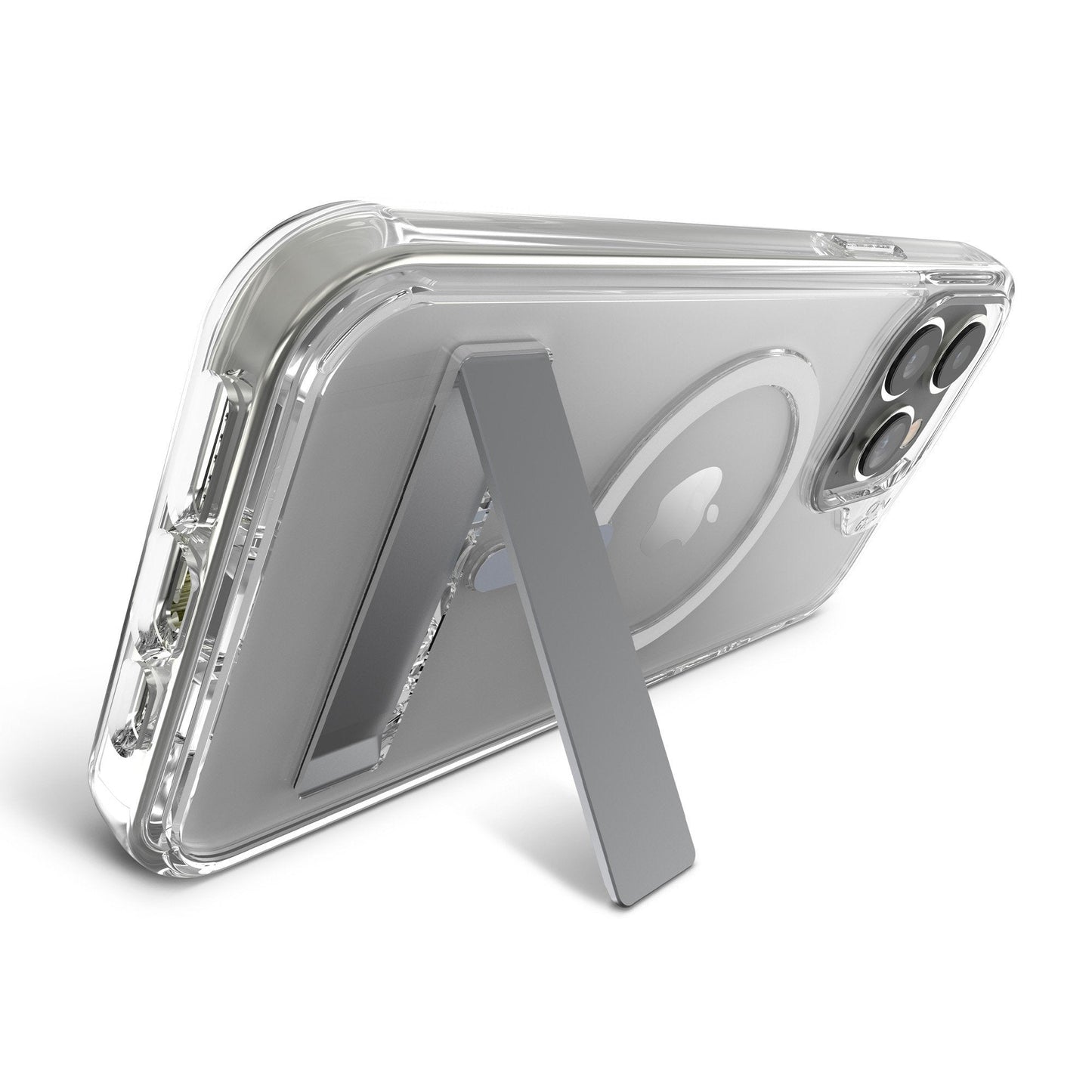 iPhone 15 Pro Max ZAGG/GEAR4 Graphene Crystal Palace Snap Kickstand Case - Clear