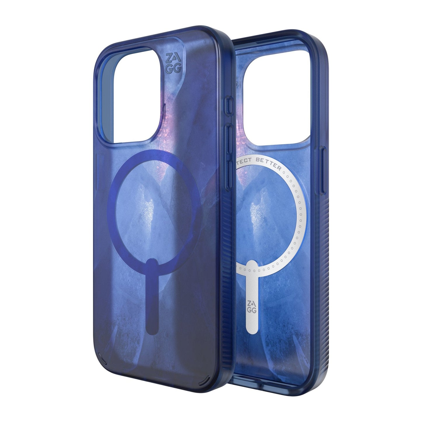 iPhone 15 Pro ZAGG/GEAR4 Graphene Milan Snap Case - Glacier
