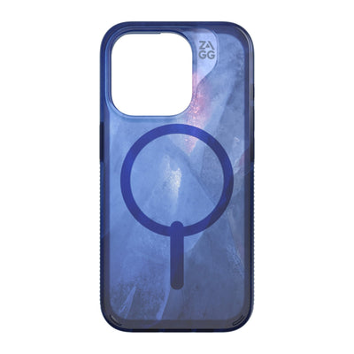iPhone 15 Pro ZAGG/GEAR4 Graphene Milan Snap Case - Glacier