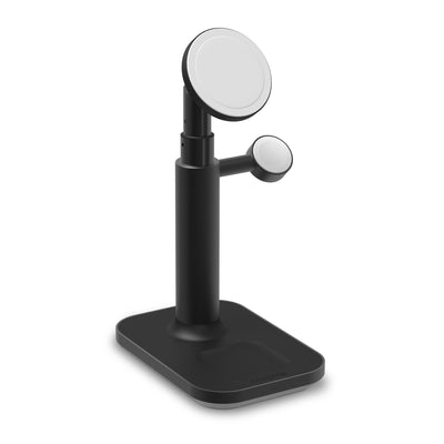 mophie universal wireless magsafe 3in1 extendable stand - black