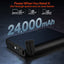 HyperGear 24,000mAh 65W USB-C + A/C Outlet Power Brick Laptop Power Bank