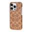 iPhone 15 Pro Max Coach Slim Wrap Signature C Case - Tan