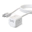 HyperGear CUBE Multi-Port Power Strip Extension Cord - White
