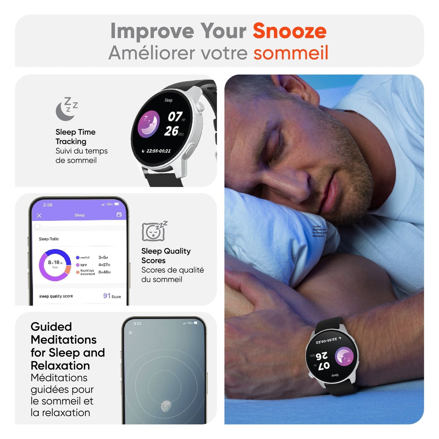 HyperGear Activ8 Smartwatch + Fitness Tracker