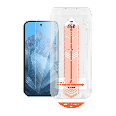 Google Pixel 9 HyperGear Tempered Glass Screen Protector w/Installation Applicator Tray