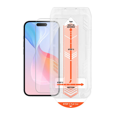 iPhone 16 Plus/15 Plus HyperGear Tempered Glass Screen Protector w/Installation Applicator Tray