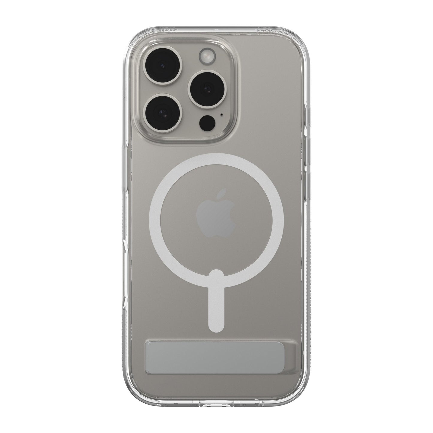 iPhone 16 Pro ZAGG Graphene Crystal Palace Snap Kickstand Case - Clear