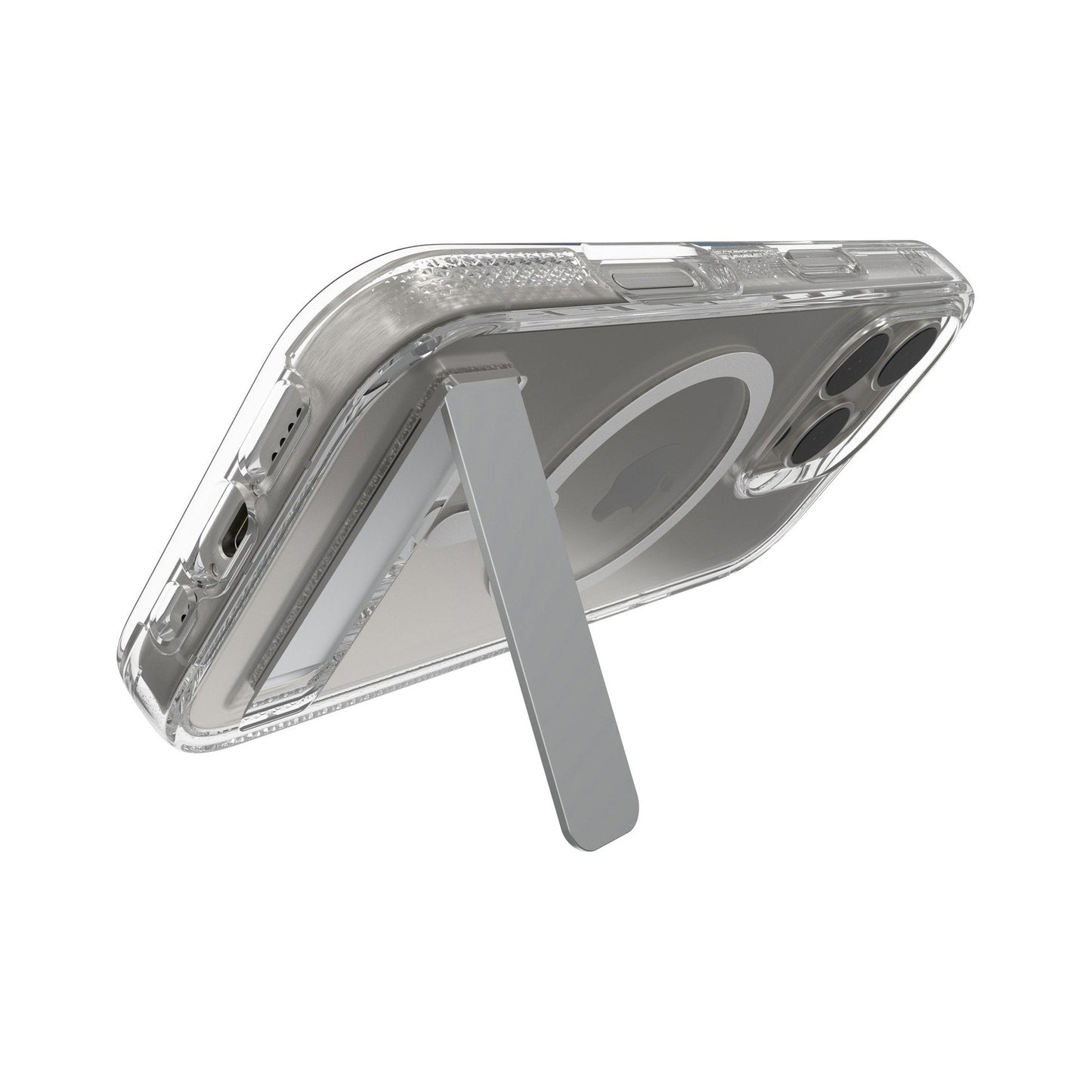 iPhone 16 Pro ZAGG Graphene Crystal Palace Snap Kickstand Case - Clear