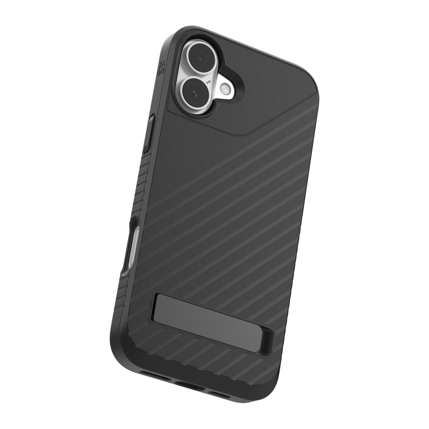 iPhone 16 Plus ZAGG Graphene Denali Snap Kickstand Case - Black