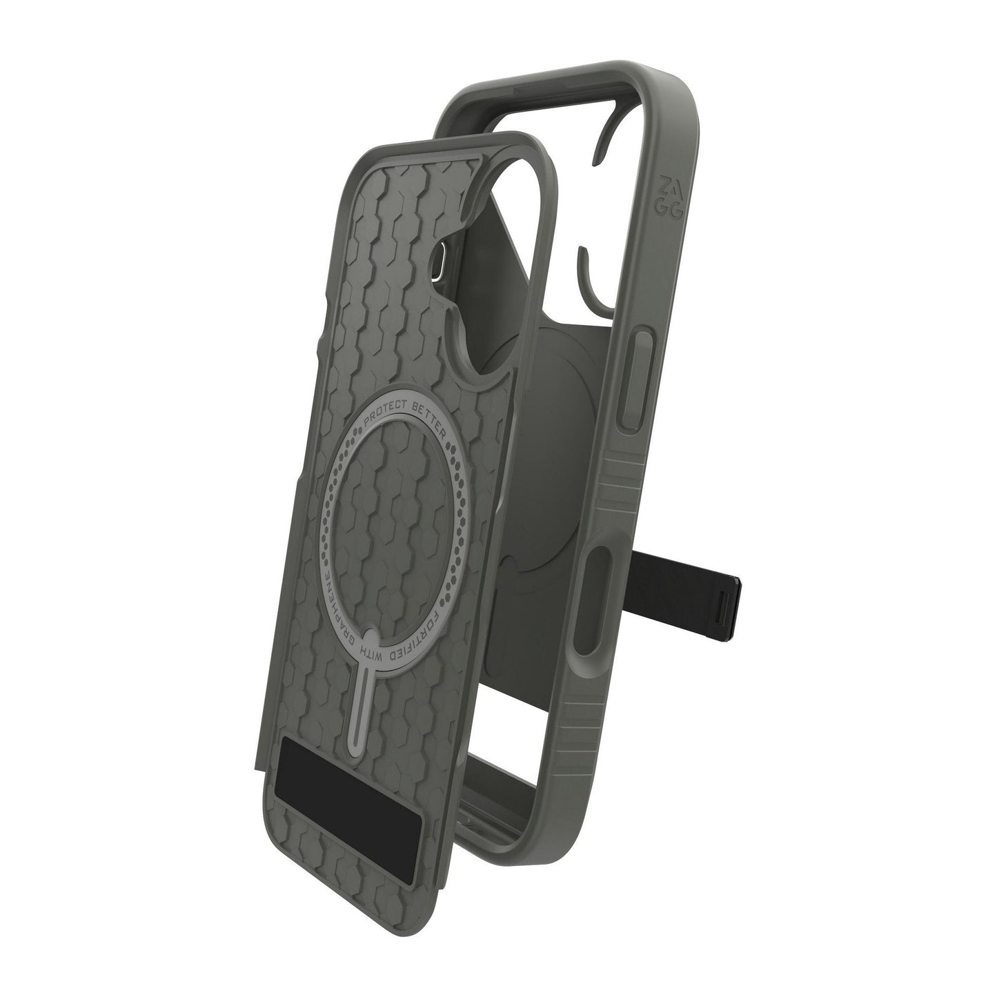 iPhone 16 ZAGG Graphene Denali Snap Kickstand Case - Thyme