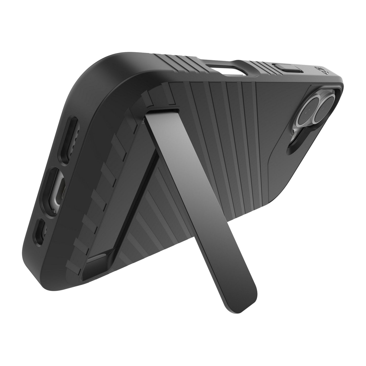 iPhone 16 ZAGG Graphene Denali Snap Kickstand Case - Black