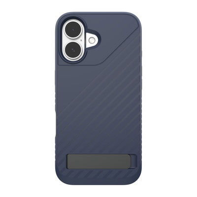 iPhone 16 ZAGG Graphene Denali Snap Kickstand Case - Navy