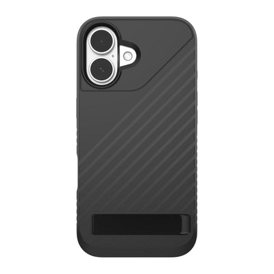 iPhone 16 ZAGG Graphene Denali Snap Kickstand Case - Black