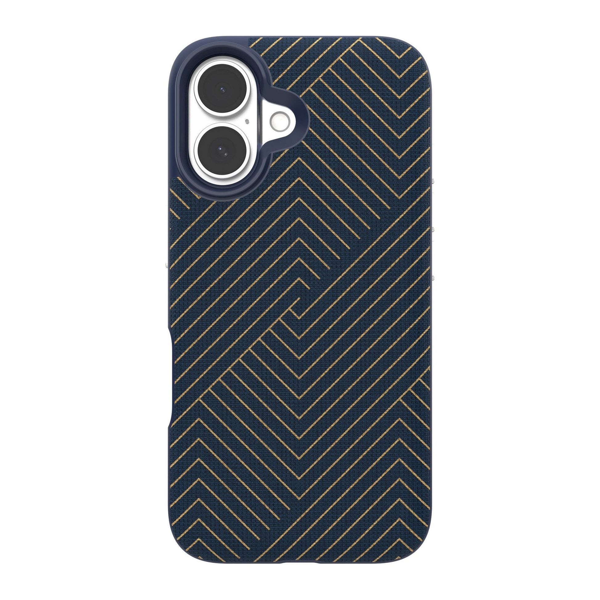 iPhone 16 ZAGG Graphene London Snap Case - Navy Gold