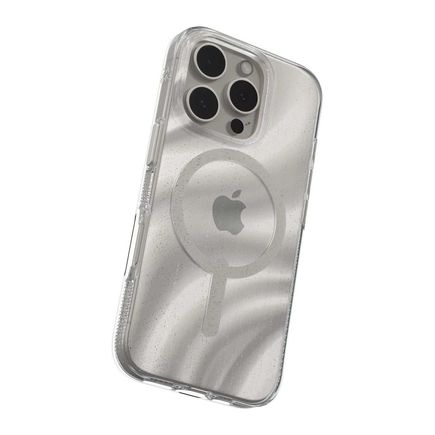 iPhone 16 Pro ZAGG Graphene Milan Snap Case - Swirl Glitter