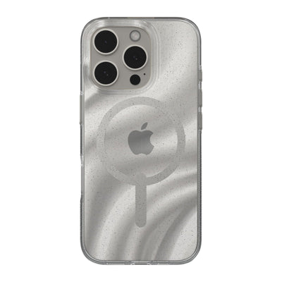 iPhone 16 Pro ZAGG Graphene Milan Snap Case - Swirl Glitter