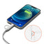 HyperGear 1 ft. 30cm 2-in-1 USB-C to USB-C + USB-C to Lightning Braided Charge and Sync Cable