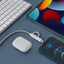 HyperGear 1 ft. 30cm 2-in-1 USB-C to USB-C + USB-C to Lightning Braided Charge and Sync Cable
