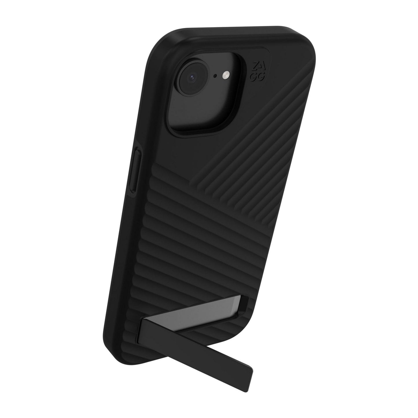 iPhone 16e/15/14/13 ZAGG Graphene Denali Snap Kickstand Case - Black