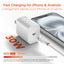 Hypergear 30W USB-C PD Wall Charger Hub w/LED - White