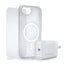iPhone 16e HyperGear Accessory Bundle - 20W Hub, Glass, Case w/ Magsafe