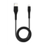6 ft Non-MFI USB Type A To Lightning Cable (AmpSentrix) (Matrix) (Black)